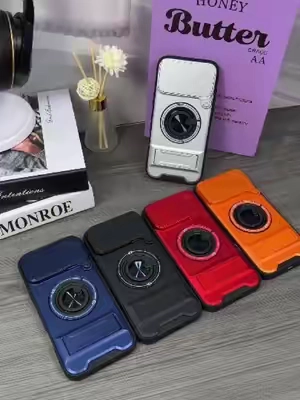 Phone case for iPhone 17 16 15 14 13 12 Pro Max plus case with 360 ° Rotation Magnetic Ring Compatible with MagSafe Slide Camera Cover Foldable Stand Military-Grade Shockproof Protective case #tiktokshopjumpstartsale #TikTokMadeMeBuyIt #spotlightfinds