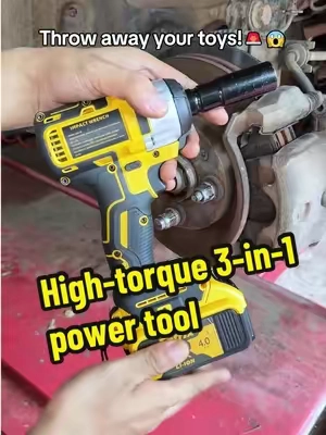 Stop using those toy impact wrenches; this beast is on another level 🚀 The 3-in-1 impact wrench that’s replacing multiple tools in the garage 🚗#AutoTools #ImpactWrench #DealsforYouDays #DIYAuto #TikTokShop