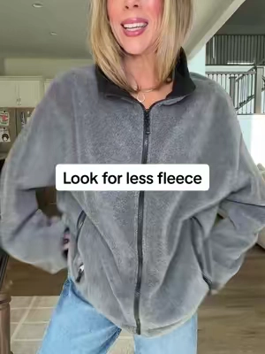 Wearing size medium. Sized up from my normal xs/s! What a look for less find!!! #lookforless #polartec #fleece #fallfashion #fleecejacket 