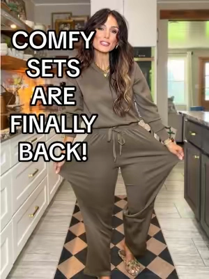@WIHOLL the viral comfy sets are back!! These won’t last long! #twopieceset 