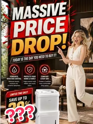 TikTok just found a hidden gem! ✨ #dehumidifier #tiktokmademebuyit #WeeklyDeals #rainyseason #homefinds 