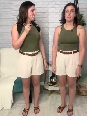 Good posture vs bad posture, this is the posture correcting should strap #goodposture 