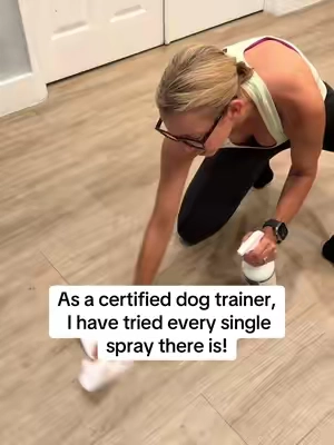 As a certified dog trainer, I have tried every single  spray there is! #koe #dogs #dogsoftiktok 