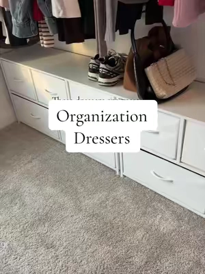Highly recommend if you are looking to organize your space 🙌🏻 #dressers #affordabledressers #organizedhome #closetorganization #closetstorage 