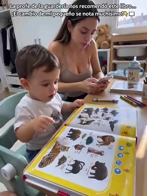 Back to school is coming 🎒 Give your child a fun way to start learning Spanish and English. This bilingual talking book has 300+ words, 13 topics, songs, and games. #SohoChic #TikTokshopbacktoschool #education #parenting #childrensbook 