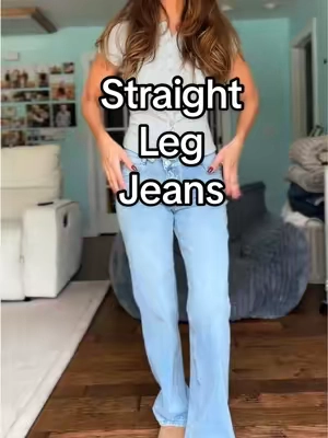 Replying to @Pommiemommy2 here’s a straight leg fit option 🤍 @Halara_official #halara #halarajeans #halarasweatpantjeans #halaraasymmetricjeans #jeans 