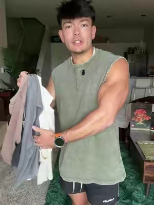Perfect amount of coverage while still being able to show your arms #MensTankTops #AcidWash #GymOutfits #streetwearstyle #TikTokFashion 