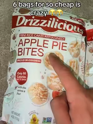 DRIZZILICIOUS APPLE PIE RICE CAKES FLASH SALE ‼️ #drizzilicious #drizziliciousricecakes #ricecakes #snacks #TikTokshopbacktoschool 
