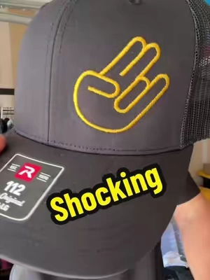 Clean embroidered hat with the shocker logo #tiktokshopcreatorpicks #humor #hat #fashion #millenial 