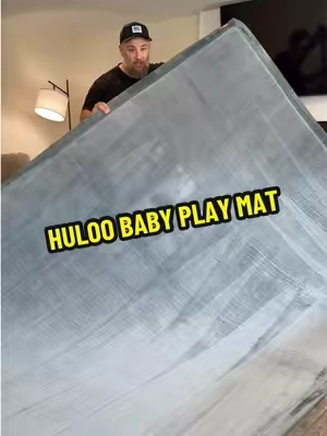 A thick, cushioned place for all the crawling, playing, and inevitable little falls. 👶 #BabyPlayMat #ParentsOfBabies #BabyProofing #HardwoodFloors #TikTokShopCreatorPicks 