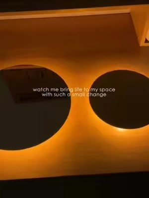 This is the most unique wall lamp I have ever seen. It only takes a little money to make your room elegant✨, and it’s easy to install and convenient to charge⚡️.* #walllamp #indoorlooks #cozyhome #walllights #homemakeover 