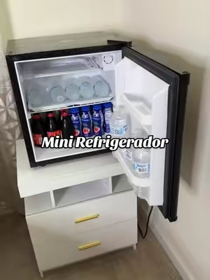 Mini Refrigerador ideal para tu habitación, oficina o negocio. Súper silencioso y gran capacidad de enfriamiento. #minirefrigrator #minifreezer #refri #refrigerator #bedroom 