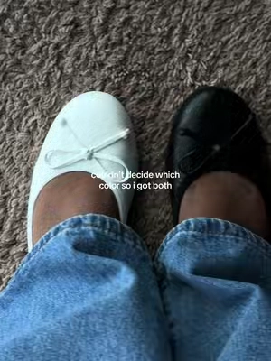 both colors are just so cute😭 #balletflats #flats #foldableflats #fashionfinds 