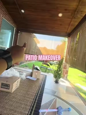 How did I do? #patiomakeover #homedecor 