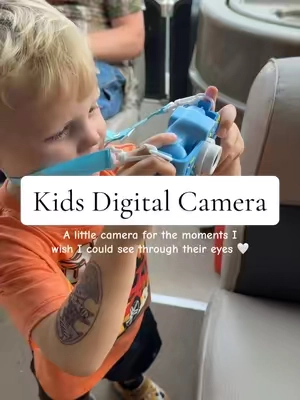 Life’s so short, capture those little unseen moments 💙✨  #kidscamera #digitalcamera #rechargeablecamera #toddlercamera 