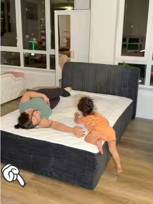 El grosor del colchón buenisimo 😍💯ya viene con su reslpadar así que no necesitas comprar base 🥰✨calidad 10/10 quedan pocas unidades #colchon #hibrido #matress #cama #bedroom 