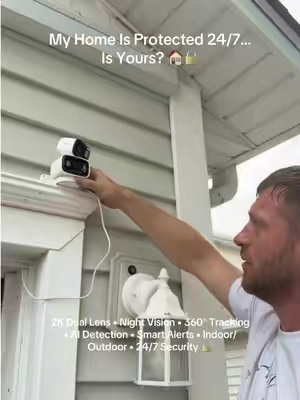 24/7 peace of mind starts with knowing what’s happening around your home. 🏠🔒 Dual 2K lenses, night vision, smart tracking, and AI detection help keep an eye on what matters most — day and night. 👀 #TapoCamera #HomeSecurity #SecurityCamera #SmartHome #TikTokShopFinds