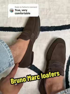 Replying to @Farhan #loafers #brunomarc #dressshoes 