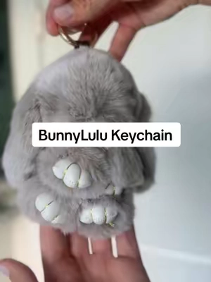 even cuter in person ✨🎀🐰☁️@BunnyLulu Original #bunnylulu #bunnylulukeychain #bagcharm #stockingstuffers #bagcharms 