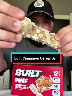 Built bar’s new flavor! #builtbar #built #cinnamontoastcrunch #proteinbar #protein 