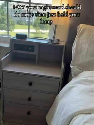 Color shown: Grey #sikaic #nightstand 