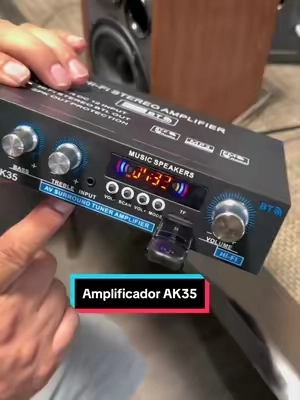 Amplificador ak35 ideal para la carnita asada 