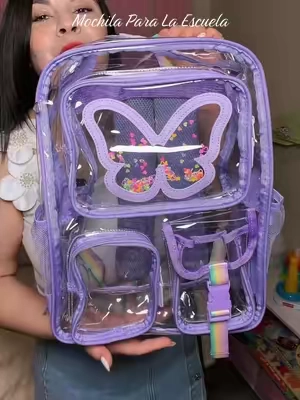 Respuesta a @mariammartinez67 Mochila transparente de gran capacidad, resistente y con varios compartimentos para mantener todo organizado. Ideal para la escuela, universidad, viajes o actividades deportivas. 🎒✨ #TikTokShopCreatorPicks #ClearBackpack #TikTokshopbacktoschool #SchoolEssentials #SchoolFinds 