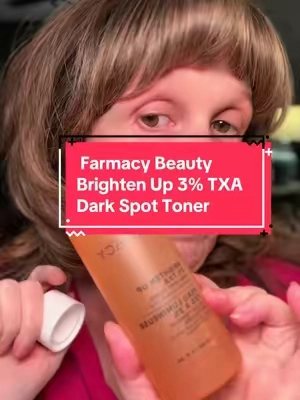 #TikTokCreatorSearchInsightsIncentive Stop wasting money covering up dark spots! 🛑 This is the @Farmacy Beauty Brighten Up 3% TXA Toner. It targets stubborn hyperpigmentation and uneven texture without irritating your skin barrier! #TTSPathways #hyperpigmentation #brighteningskincare #darkspots 