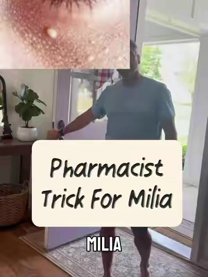 Those little white bumps? 🧐 Not pimples. They’re dead skin cells that clogged up and got stuck. Squeezing won’t work. You have to exfoliate them out. The fix 👇 🧴 Salicylic acid, dab it right on the bump 🧴 Retinol 0.5%, dab a little on top How often 👇 Daily while the bump is there 2 to 3x a week once it’s gone That’s it. New cell turnover takes care of the rest ✅ #tiktokshopcreatorpicks #philsmypharmacist #backtoschool 