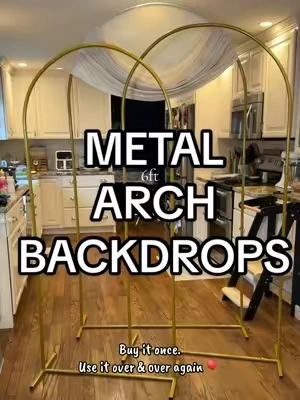 The easiest way to make backdrops look cute ✨ #partydecor #backdrop #backdropdecoration #backdroparch #photobackdrop 