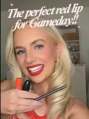 The perfect red lip to cheer on your favorite team this fall!! #redlip #rubywoo @M·A·C Cosmetics 