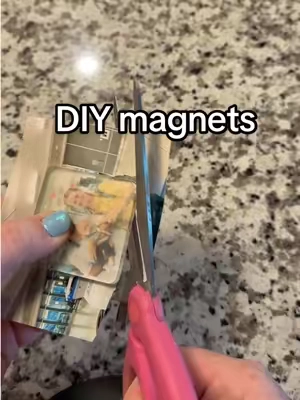 These DIY magnets are so simple yet so thoughtful/ creative! 🤩🎁