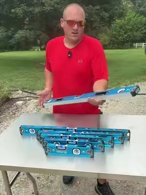 This 6-piece aluminum level set gives you multiple sizes from compact torpedo levels up to a 40-inch level for construction, woodworking, remodeling, fabrication, and everyday shop projects. Magnetic designs make them especially handy when working with steel framing, pipe, equipment, and other metal surfaces. #tiktokshopcreatorpicks #TikTokshopbacktoschool #SummerVibes #LevelSet #handtools 