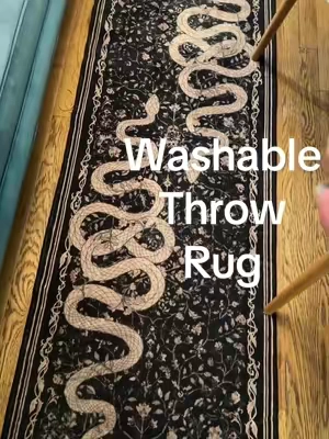 Fee shipping  @@lahomeWashable Area Rug Large Snake Living Room Rugs, Soft Rug for Bedroom, Non-Slip Indoor Carpet for Dining Room Home Office ##ThrowRug##Rug##HomeDecor##BedroomDecor##TikTokshopbacktoschool