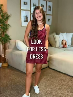 Literally obsessed 🙌🏻🫶🏼 #comfydress #everydayoutfit #athleticdress #trendyfashion #lookforless 