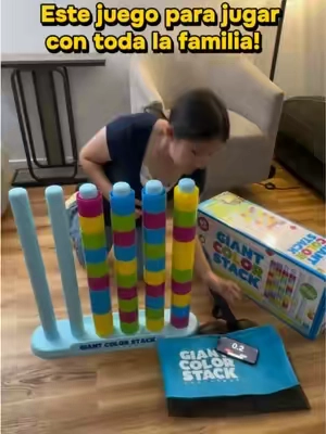 #colorstack #juegosnavideños #juegosfamiliares #juegosdenavidad #giantcolorstack 