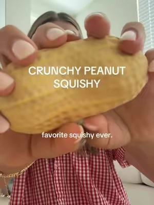this crunchy peanut squishy is so elite #satisfying #squishies #crunchypeanutsquishy #crunchysquishy #peanutsquishy 