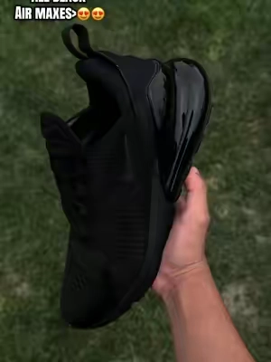 Nike air max 270 black😍😍 #nikeairmax #nike270  #blackshoes #gymshoes #comfyshoes 