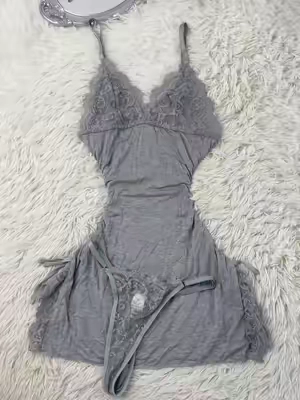 So pretty 🤩!!! #nightdress #2pieceset #homewear #loungewear #sleepwear #tiktokshopcreatorpicks #spotlightfinds #solid 