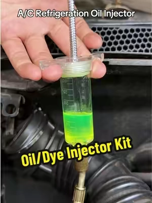 Stop Guessing—Inject It Right! ❄️🛠️ Make AC oil and dye service faster with this hand-push injector. Quick-connect, 30ml capacity, and built for automotive A/C work. One compact tool that belongs in every mechanic’s toolbox. 🔧🚗 #ACRepair #ACTools #AutomotiveTools #HVACRepair #CarAC  