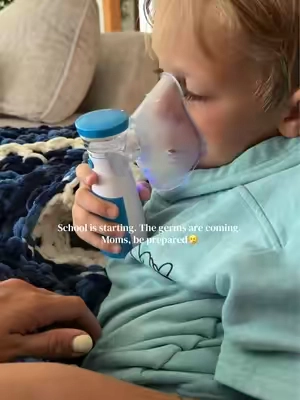 A portable nebulizer is one of those back-to-school essentials you’ll be glad you have on hand when the germs start making their rounds 🤧 Perfect for keeping in your home or taking on the go when your little one needs a nebulizer treatment. #BackToSchool #momsoftikok #kidshealth #Nebulizer #coldandfluseason 