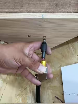 Can't reach it with a standard electric drill? This tool can.#tiktokshop #tools#drill#woodworking #homeimprovement