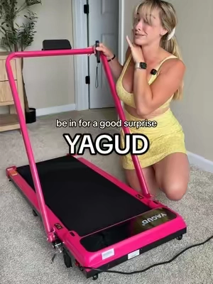 Replying to @islandmango19 one of the best options here on TikTok and the hot pink soooo fun. 💕💪 #walkingpad #yagudwalkingpad #pinkwalkingpad #ad #TikTokshopbacktoschool 