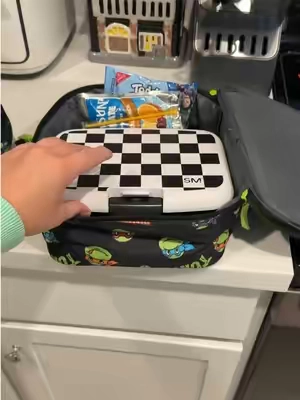 My sons bento lunchbox from simple modern! ✨ #backtoschool #preschool 
