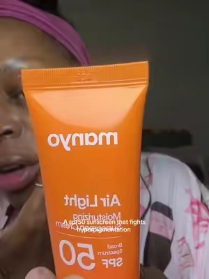 @manyo a sunscreen that helps with hyperpigmentation ❤️❤️❤️❤️🙌🏾 #manyo #hyperpigmentation #spf50 #tiktokshopcreatorpicks 