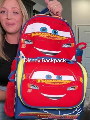 The way my sons eyes lit up seeing this 🥹 @Disney Store #disneystore #backpack #lunchbox #backtoschool 