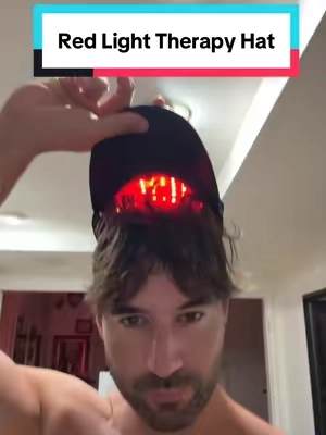 Wireless Red light therapy cap hat, helps balding and receding hairline #tiktokshopcreatorpicks 