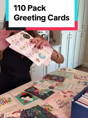 Replying to @Kiyastarrr  This is a really good deal and saves you the time from having to run to the store everytime there is an occasion 😁 #cards #greetingcards 