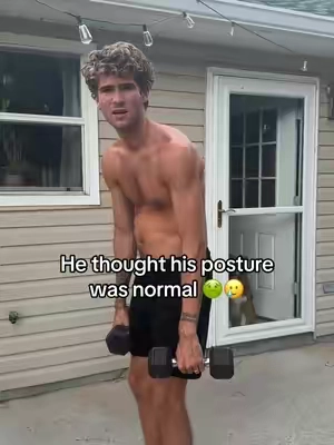 This is gonna change his life 🙌 #posture #backpain #Fitness 