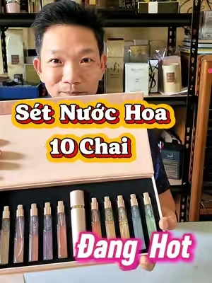 Sét nước hoa hoa 10 Chai Quá thơm luôn cả nhà. #Maytimepefume#nuochoanu#nuochoa#nuochoathomlau#minhnguyen 